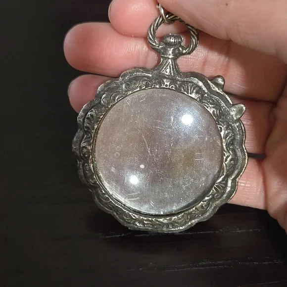 Vintage Silver Locket Necklace - Picture 3 of 3
